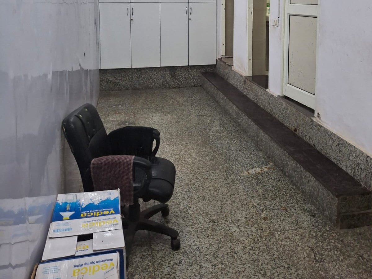 The office corridor